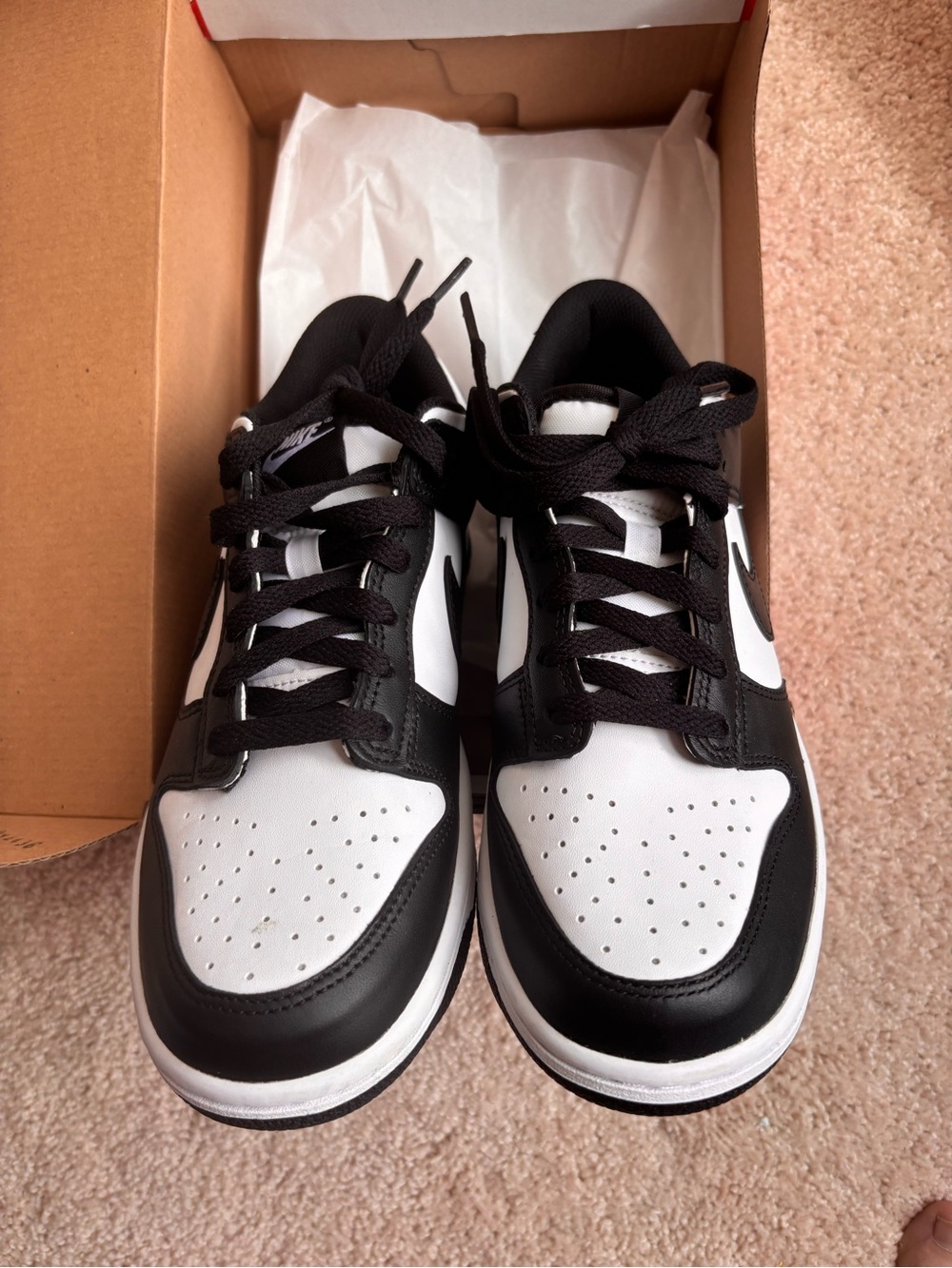 Nike Kids Black and White Sneakers